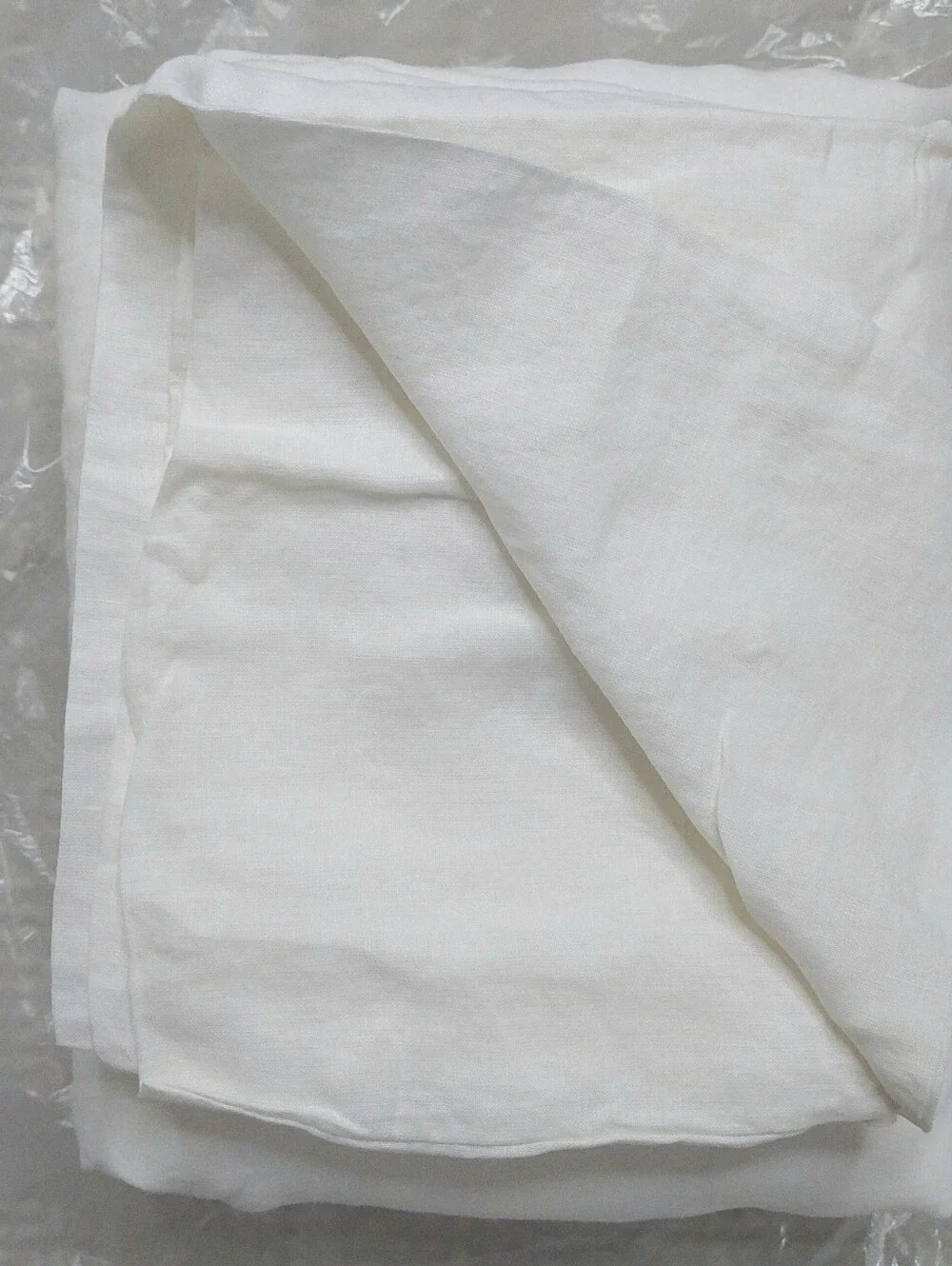 Quince European Linen Ivory Duvet Cover & 2 Sham! King/ Cal King! (767)